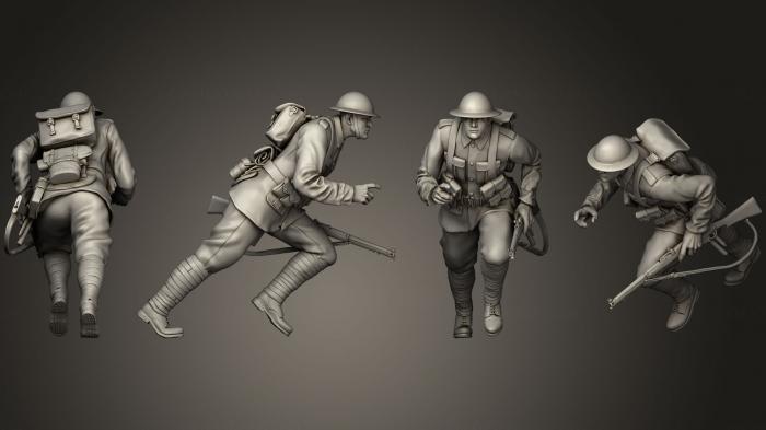 Military figurines (STKW_0279) 3D model for CNC machine